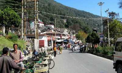 Mall Road Nainital